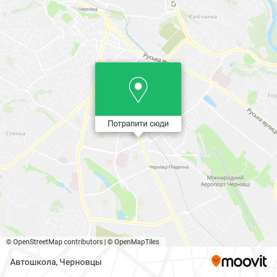 Карта Автошкола
