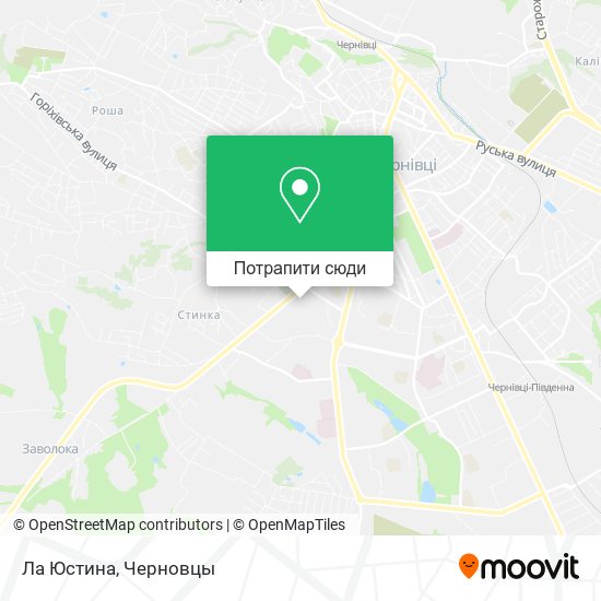 Карта Ла Юстина