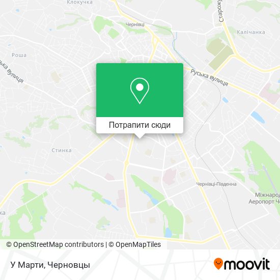 Карта У Марти