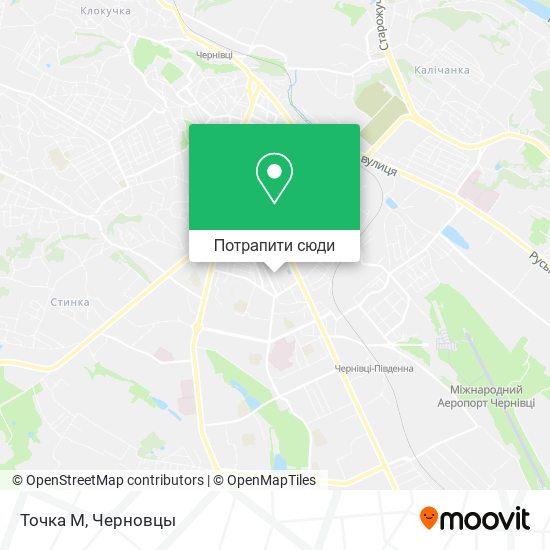 Карта Точка М