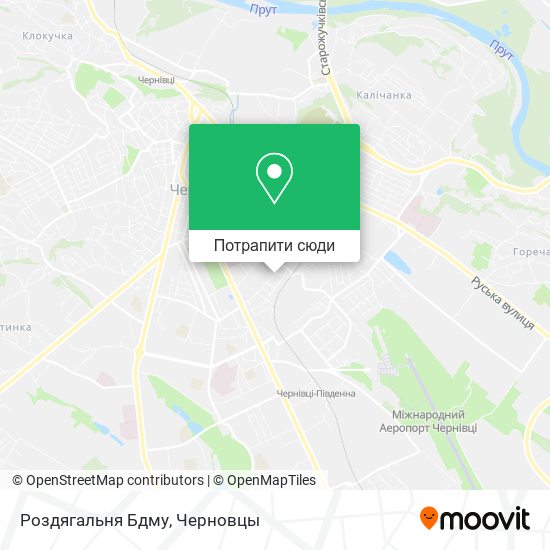Карта Роздягальня Бдму