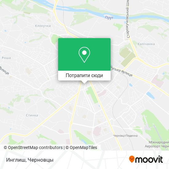 Карта Инглиш
