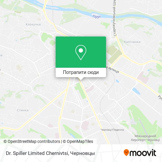 Карта Dr. Spiller Limited Chernivtsi