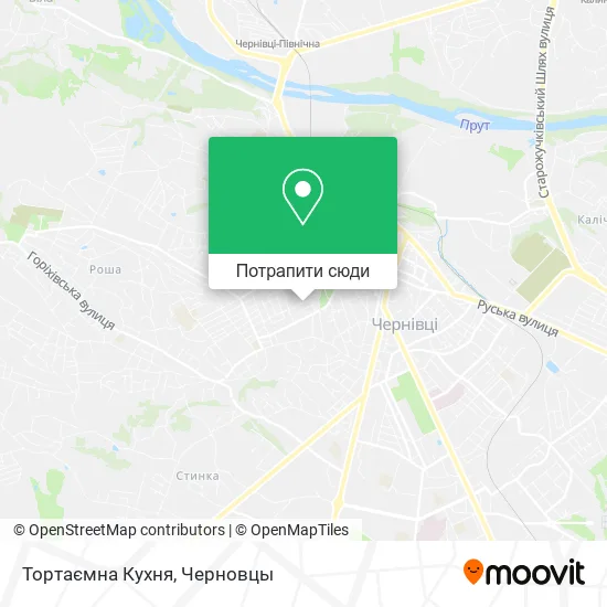 Карта Topтаємна Кухня