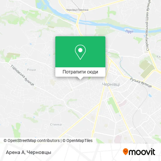 Карта Арена А