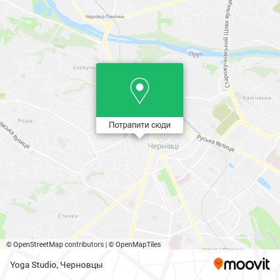 Карта Yoga Studio