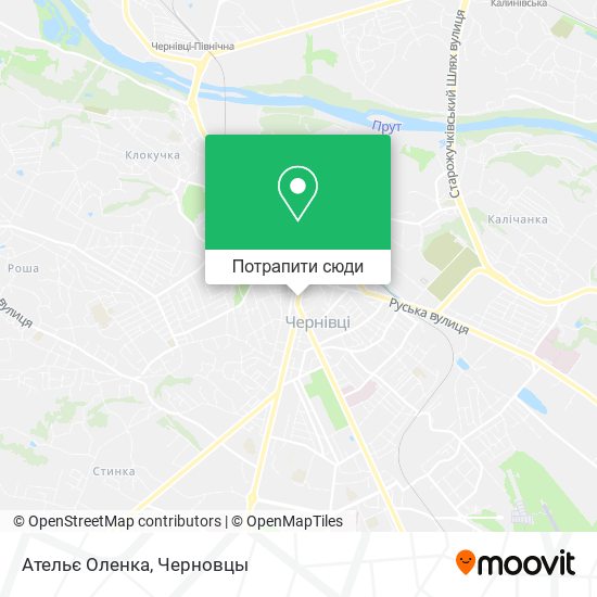 Карта Ательє Оленка