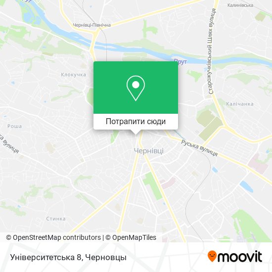 Карта Університетська 8