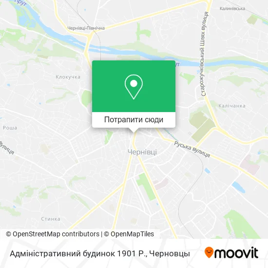 Карта Адміністративний будинок 1901 Р.