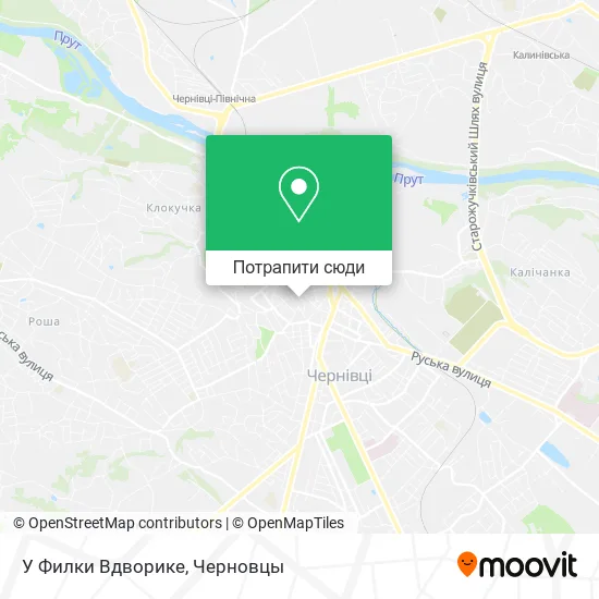 Карта У Филки Вдворике