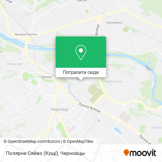 Карта Полярне Сяйво (Кущі)