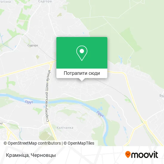 Карта Крамніца