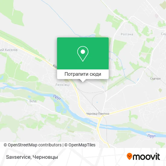 Карта Savservice