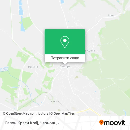Карта Салон Краси Kralj