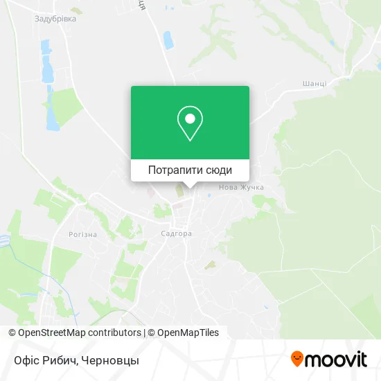 Карта Офіс Рибич