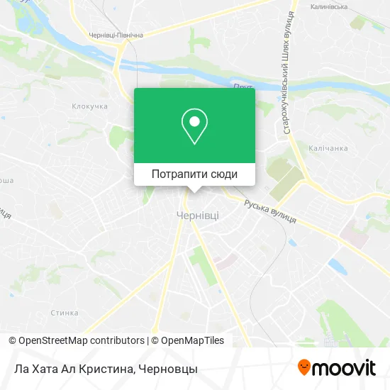 Карта Ла Хата Ал Кристина