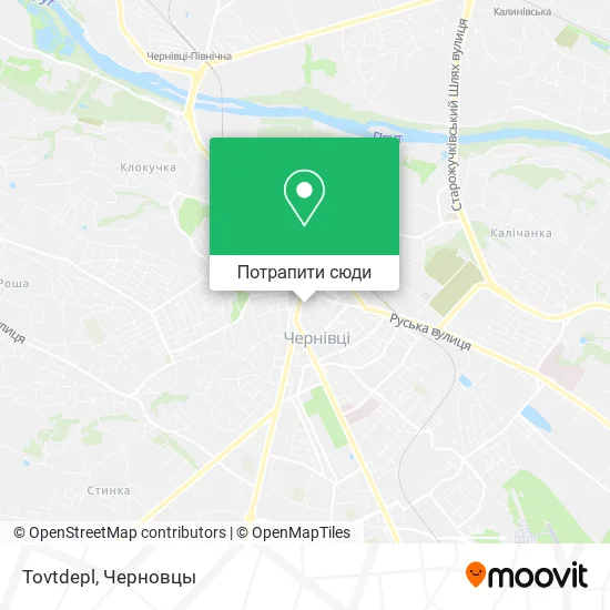 Карта Tovtdepl