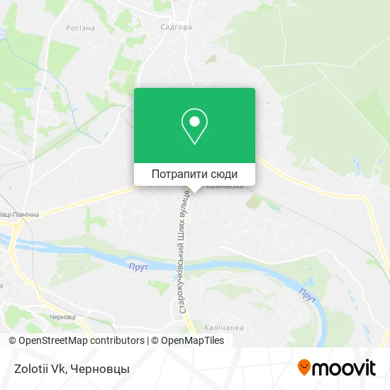 Карта Zolotii Vk