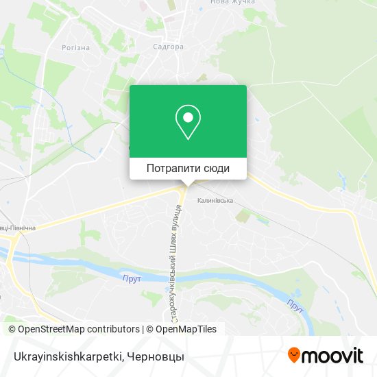 Карта Ukrayinskishkarpetki