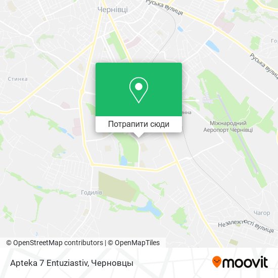 Карта Apteka 7 Entuziastiv