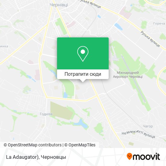 Карта La Adaugator)