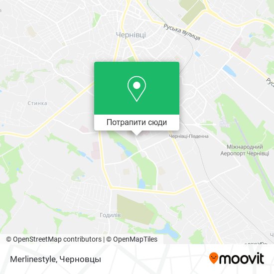 Карта Merlinestyle
