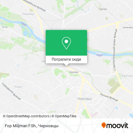 Карта Fop Miljman F.Sh.