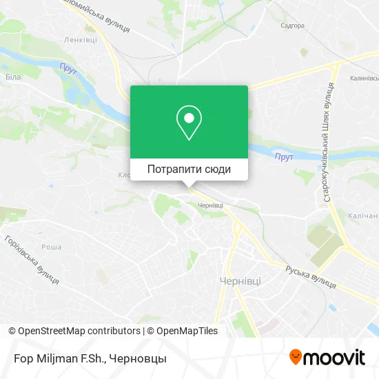 Карта Fop Miljman F.Sh.