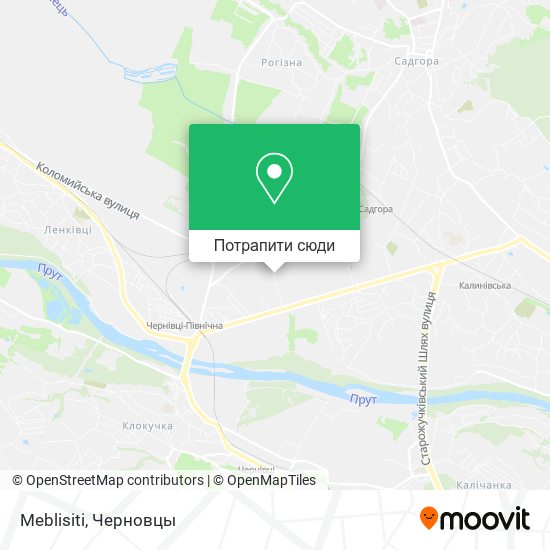 Карта Meblisiti