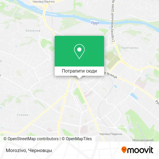 Карта Morozivo
