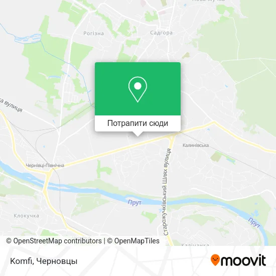 Карта Komfi