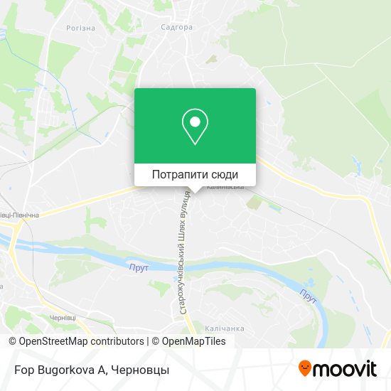Карта Fop Bugorkova A