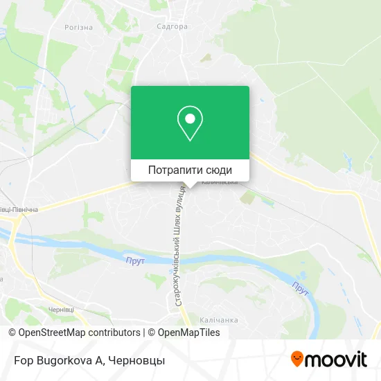 Карта Fop Bugorkova A