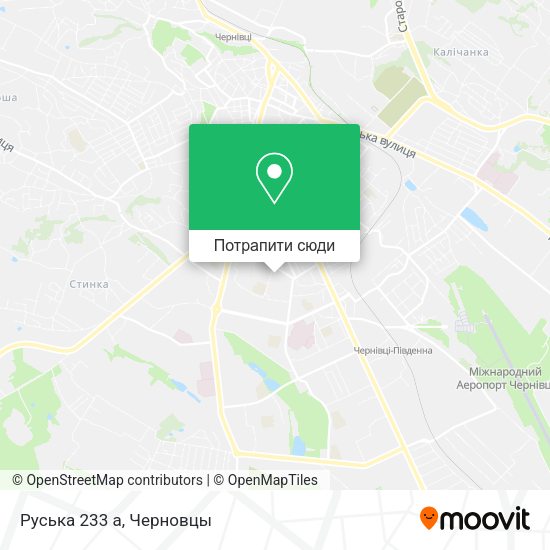 Карта Руська 233 а