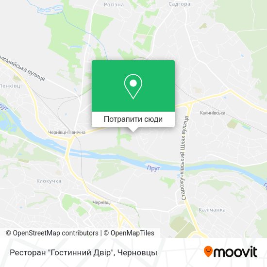 Карта Ресторан "Гостинний Двір"