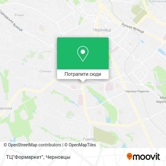 Карта ТЦ"Формаркет"