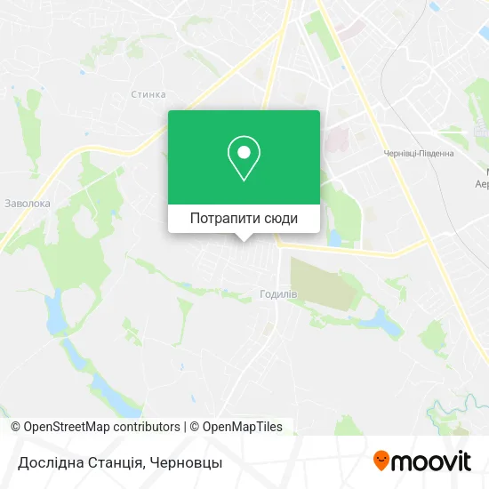 Карта Дослідна Станція