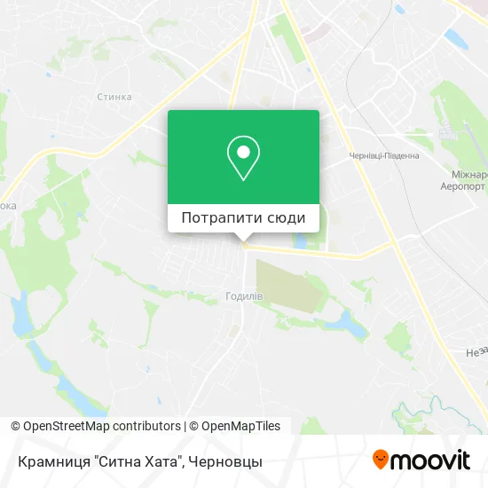 Карта Крамниця "Ситна Хата"