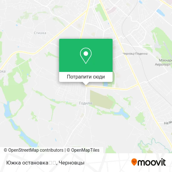 Карта Южка остановка🚌🚦