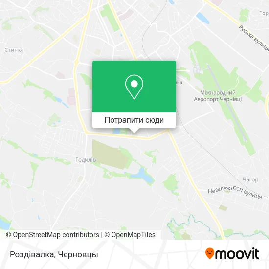 Карта Роздівалка