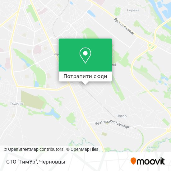 Карта СТО "ТимУр"