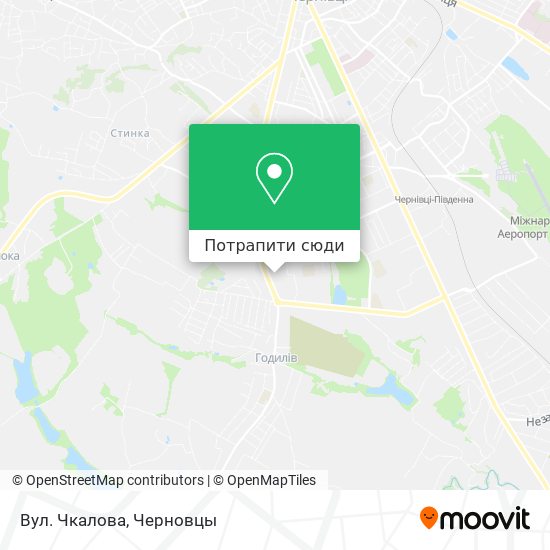 Карта Вул. Чкалова