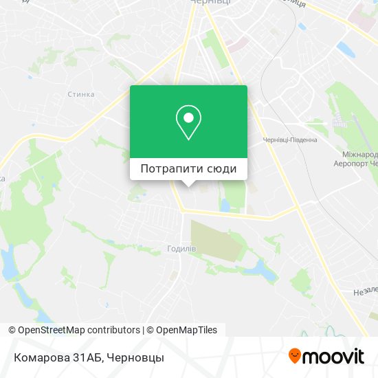 Карта Комарова 31АБ