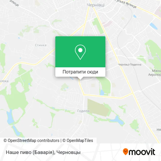 Карта Наше пиво (Баварія)