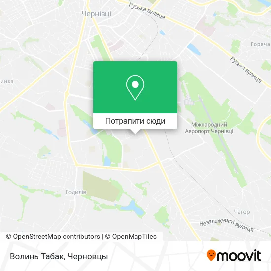 Карта Волинь Табак