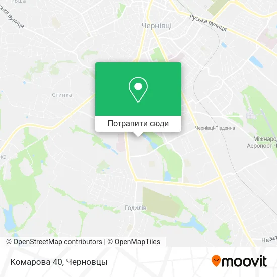 Карта Комарова 40