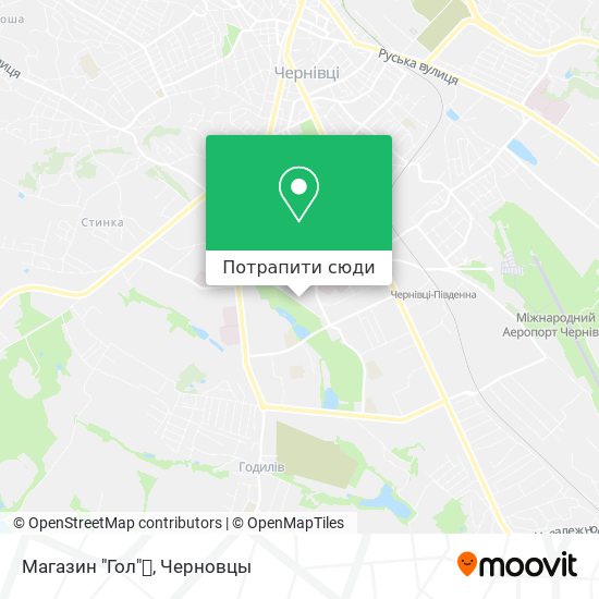 Карта Магазин "Гол"⚽️
