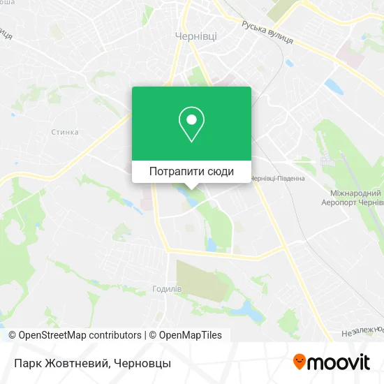 Карта Парк Жовтневий