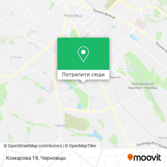 Карта Комарова 18
