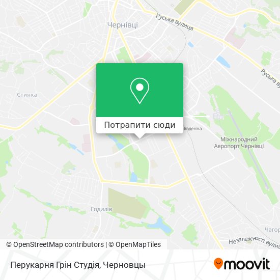 Карта Перукарня Грін Студія